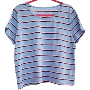 St. John's bay T-shirt stripes pattern Large